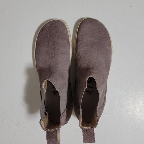 Birkenstock Bend Chelsea Boots Womens 39 8 8.5 Suede Comfort Casual Faded Purple - Picture 4 of 9